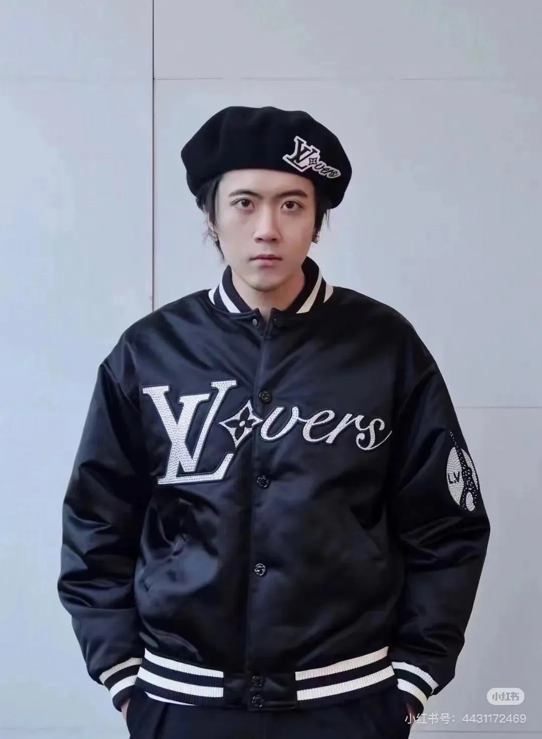Louis Vuitton 24Fw Embroidered Polyamide Cotton Baseball Jacket Jacket